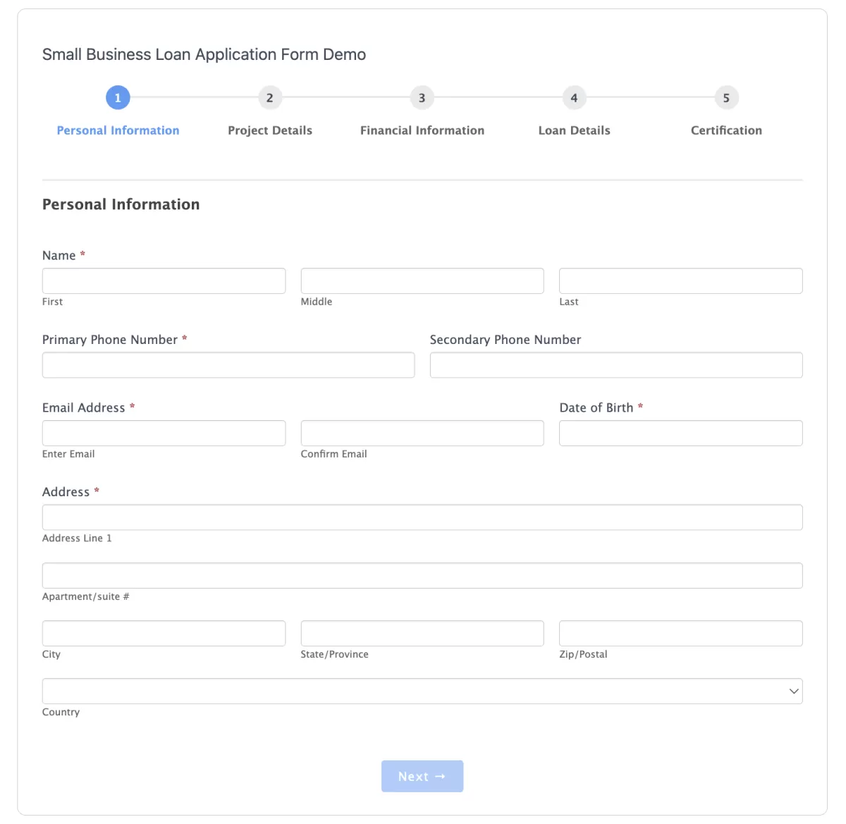 Advanced Custom Forms